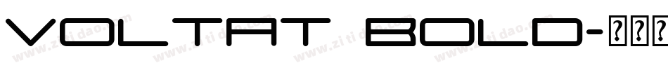 VoltaT Bold字体转换